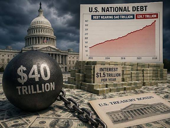 $40 трлн боргу США вже близько: чому інвестори вимагають дедалі вищу дохідність